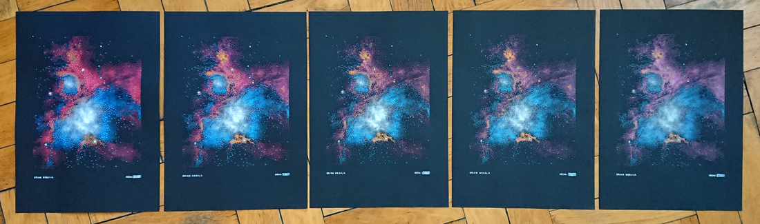 Limited Edition of 5 Orion Nebulas